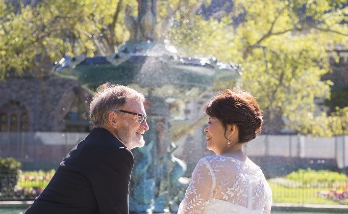 クライストチャーチフォトウエデイング Barry様＆Sueko様