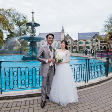 クライストチャーチフォトウエデイング Ryu様＆Yoko様